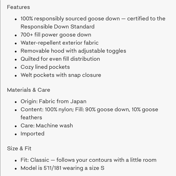 Aritzia TNA pink super puffer vest goose down xs - Picture 4 of 4